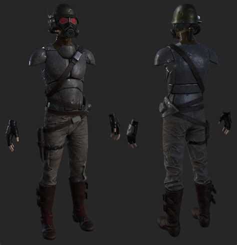 ncr ranger armor|ncr ranger armor without coat.